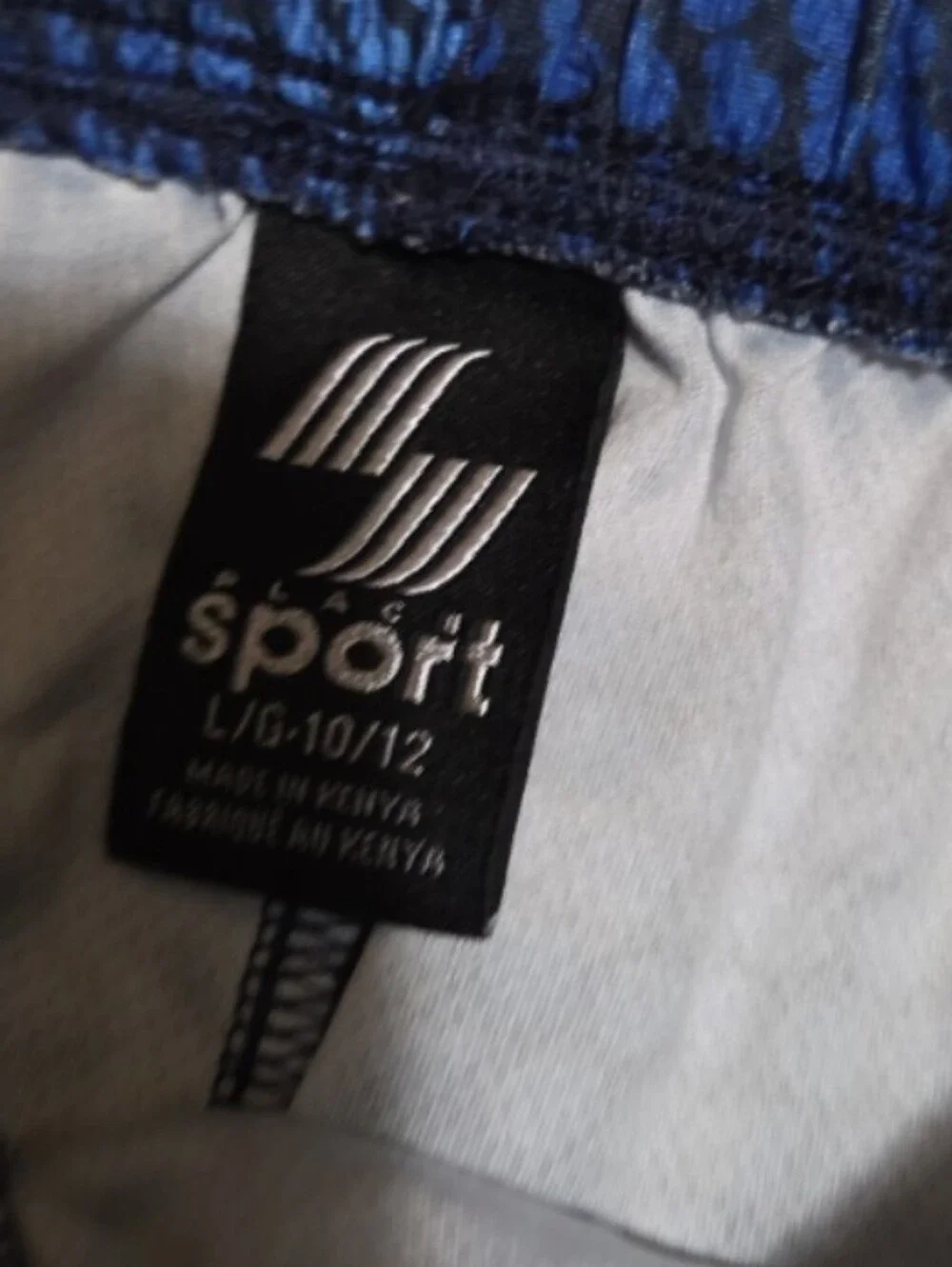 Children's Place boys 10-12 blue athletic basketball shorts #06